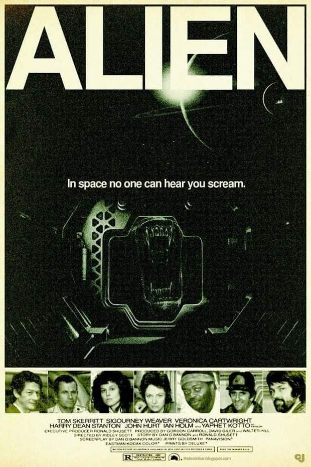 Póster Retro (ALIEN). 