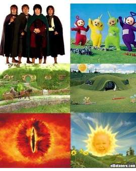 Imagen: (Hobbys vs Teletubbies). 
