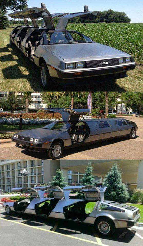 Imagen: (El DeLorean en Limusina). 