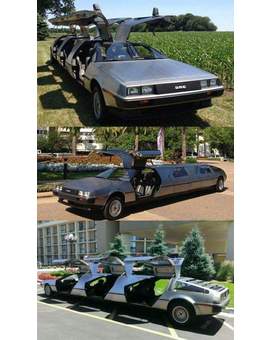 Imagen: (El DeLorean en Limusina). 