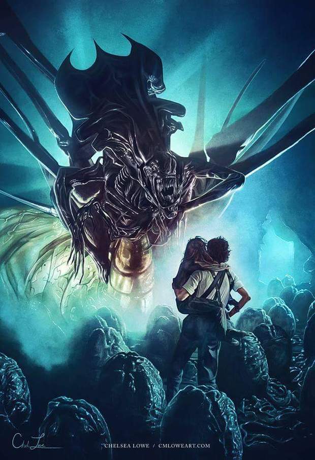 Póster (ALIENS). 