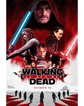 Póster (THE WALKING DEAD vs STAR WARS). 
