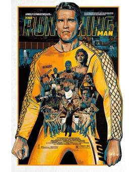 Póster (PERSEGUIDO - THE RUNNING MAN). 