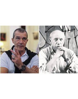 Primeras Imágenes de "Antonio Banderas" Caracterizado cómo (PICASSO). 