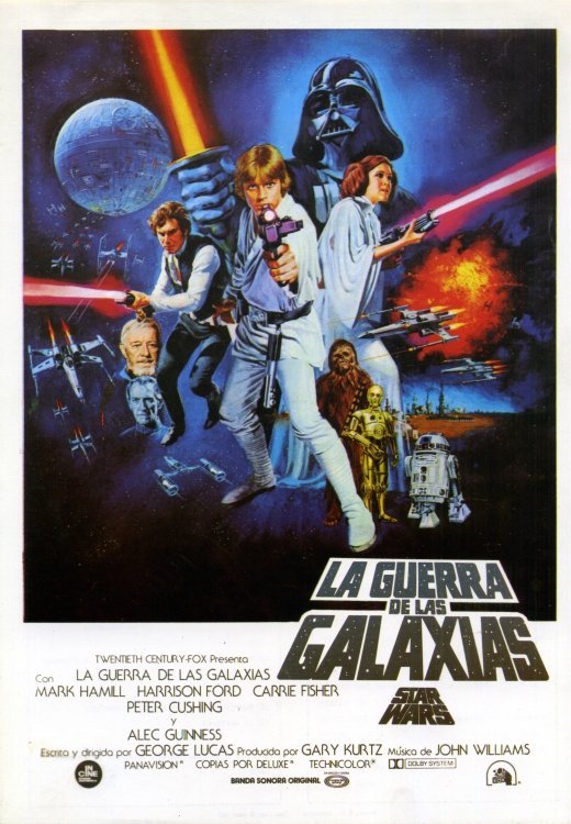 Los Afiches de STAR WARS. 40 Años del Estreno en España. 