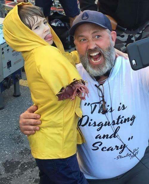 Imagen: (Tras el Rodaje de "IT").