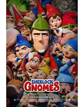 Póster Español de (SHERLOCK GNOMES). 