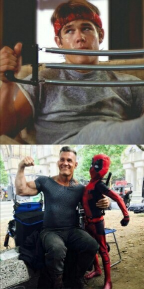 Imagen: (Entrenándose para DEADPOOL 2). 