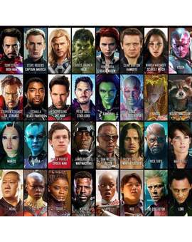 Confirmados para (VENGADORES - INFINITY WAR). 