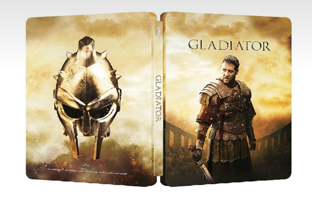 Steelbook (GLADIATOR) 4K, 2 Discos, Castellano, para el 28 de Mayo en Amazon.it. 