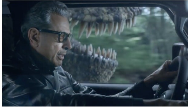 El Spot Jurásico de "Jeff Goldblum" en la Super Bowl. 