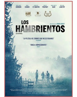Póster (LOS HAMBRIENTOS), Película Zombie que Llegará en Abril. 