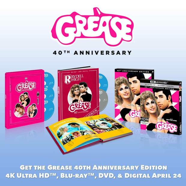 Ediciones 40 Aniversario de (GREASE) Para el 24 de Abril. 