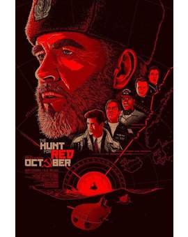 Póster (LA CAZA DEL OCTUBRE ROJO). 