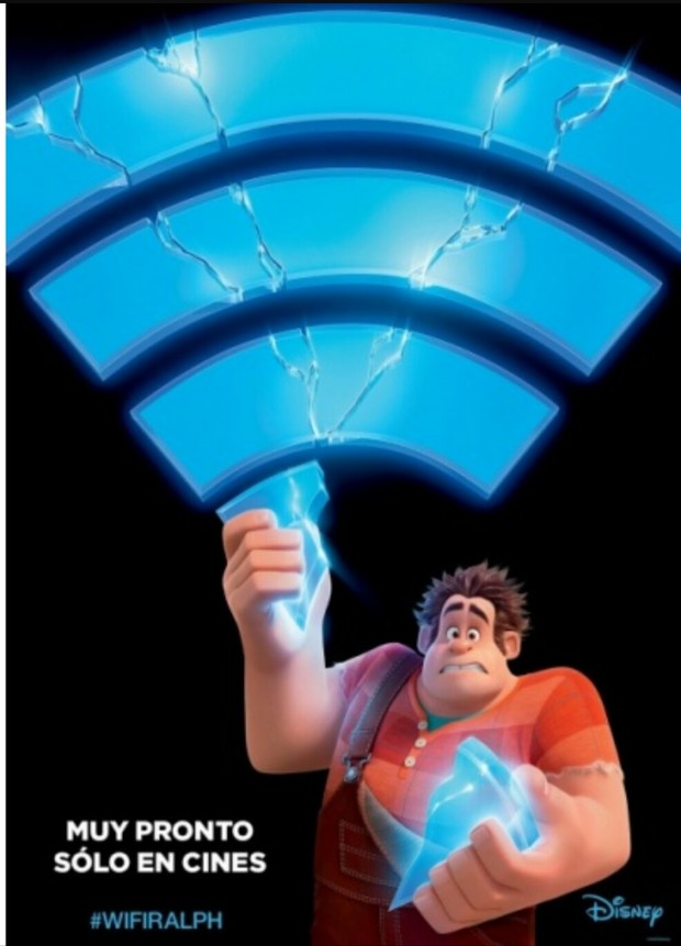 Póster (ROMPE RALPH INTERNET). 