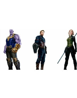 Así Lucirán los Personajes de (AVENGERS - INFINITY WAR). 