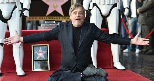 "Mark Hamill" Ya tiene su Estrella en el Paseo de la Fama. 