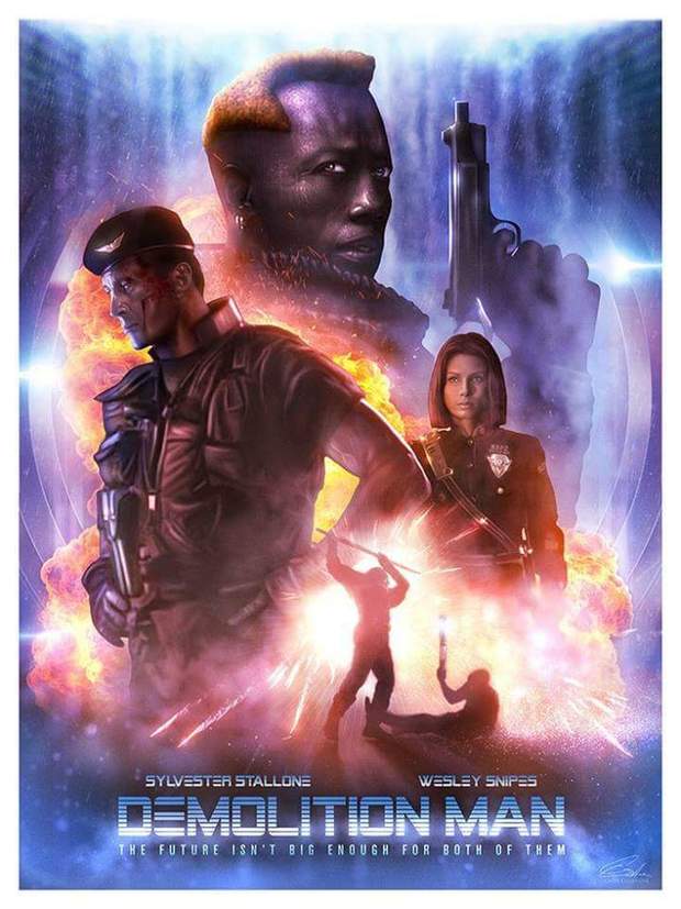 Póster (DEMOLITION MAN). 