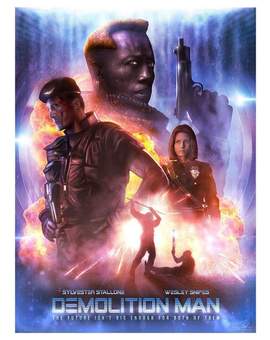Póster (DEMOLITION MAN). 