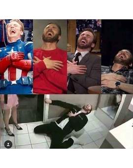 Humor: (De qué se reirá tanto Chris Evans?). 