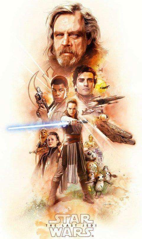 Póster (STAR WARS - LOS ÚLTIMOS JEDI). 