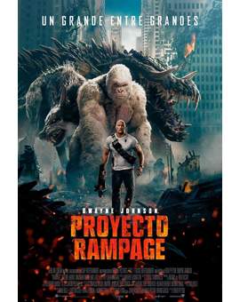 Cartel Final para España (PROYECTO RAMPAGE). 