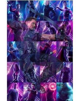 Consuelo para los Fans de "OJO DE HALCÓN" en los Pósters de (VENGADORES - INFINITY WAR). 