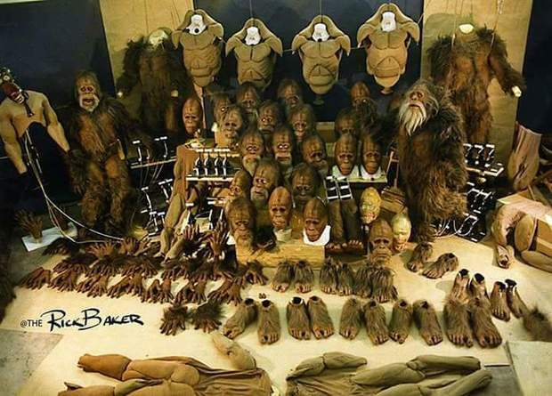 Imagen: (Efectos de Maquillaje de "Rick Baker" para BIGFOOT Y LOS HENDERSON). 