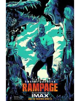 Póster IMAX (RAMPAGE). 