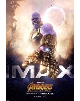 Póster IMAX (VENGADORES - INFINITY WAR). 
