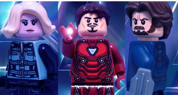 Pósters de (VENGADORES - INFINITY WAR) Recreados con LEGO. 