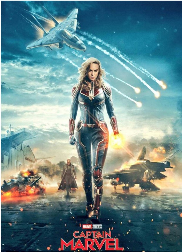 Póster Fan Art (CAPTAIN MARVEL). 