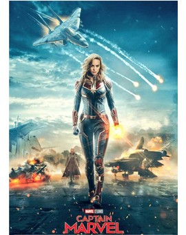 Póster Fan Art (CAPTAIN MARVEL). 