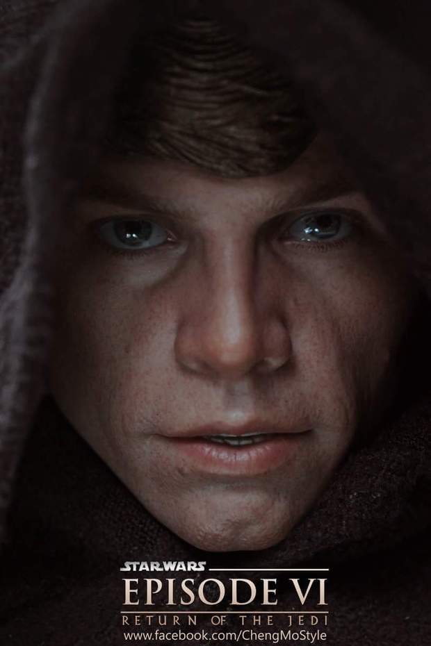 Imágenes de LUKE SKYWALKER de Hot Toys. 