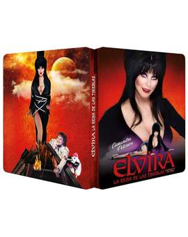 (ELVIRA - LA REINA DE LAS TINIEBLAS) STEELBOOK con Relieve para el 4 de Julio de MPO. 