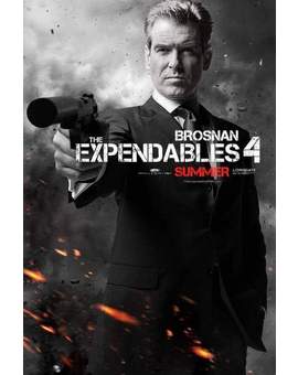 Póster de "Pierce Brosnan" en (MERCENARIOS 4). 