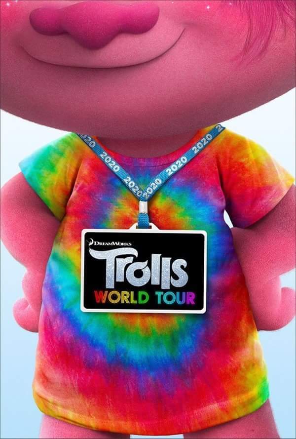 Póster de (TROLLS WORLD TOUR) La Secuela de (DREAMWORKS). 