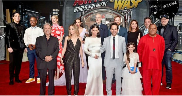 La Alfombra Roja de (ANT-MAN Y LA AVISPA). 