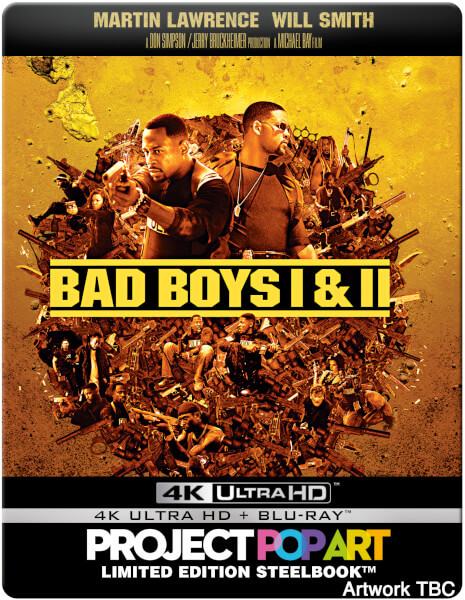 Steelbook 4K (BAD BOYS I y II) de Zavvi. 