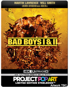 Steelbook 4K (BAD BOYS I y II) de Zavvi. 