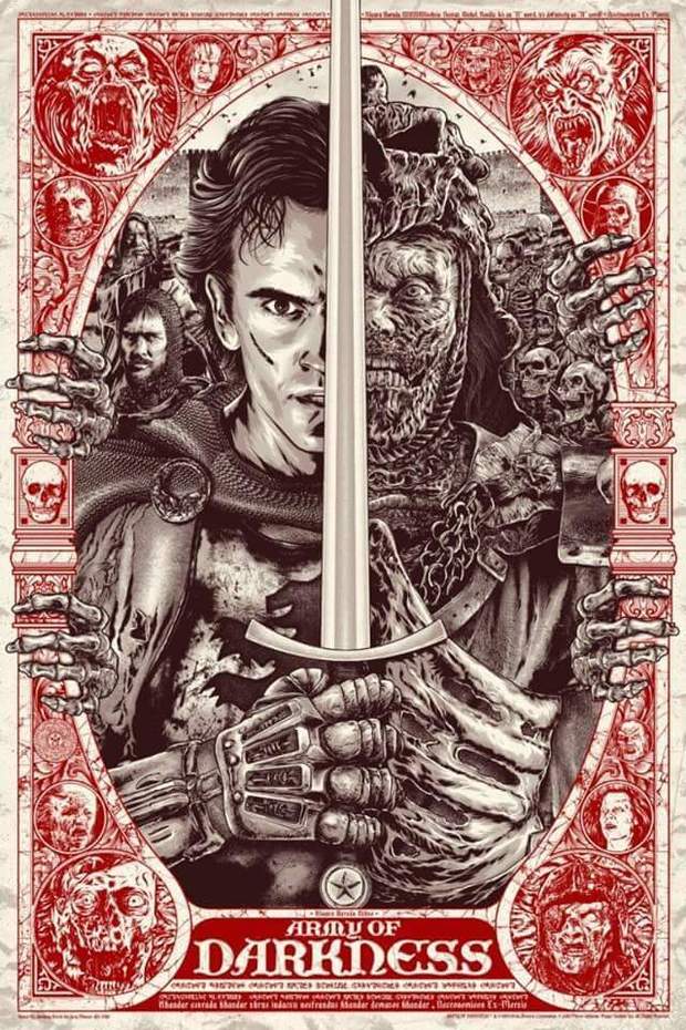 Póster (EL EJÉRCITO DE LAS TINIEBLAS). 