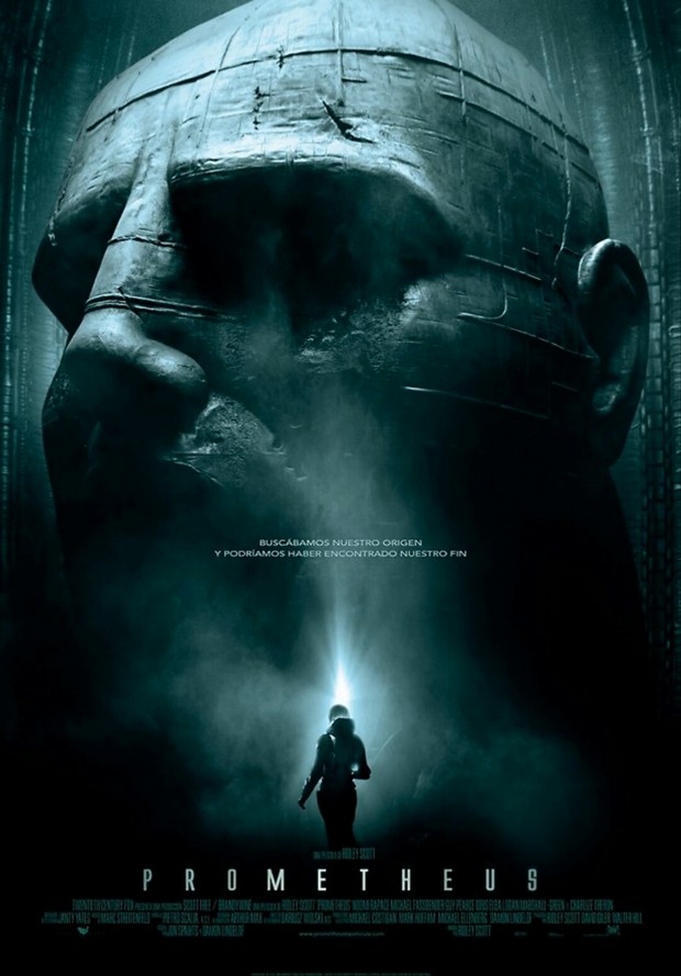 A alguien más le pasa que cuando ve el Cartel de (PROMETHEUS) ve a "Liam Neeson"? Je je. 