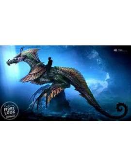 Primer Vistazo al Dragón Marino de (AQUAMAN). 