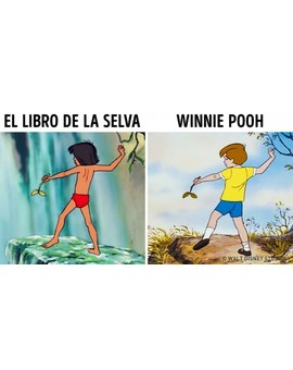 Mismos Dibujos en las Películas (DISNEY). 