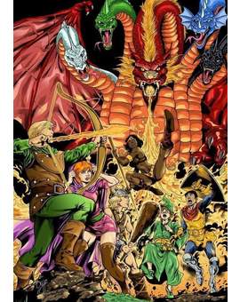 Póster (DRAGONES Y MAZMORRAS). 