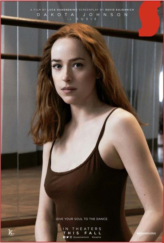 (SUSPIRIA) Dakota Johnson Protagoniza el Nuevo Póster de la Pelicula. 