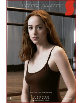 (SUSPIRIA) Dakota Johnson Protagoniza el Nuevo Póster de la Pelicula. 
