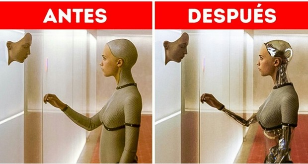 Imágenes: (Antes y Después). 