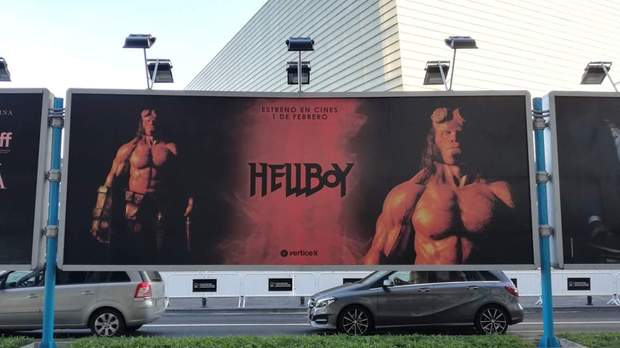 Imagen: Anuncio del Estreno de (HELLBOY) Para el 1 de Febrero. 
