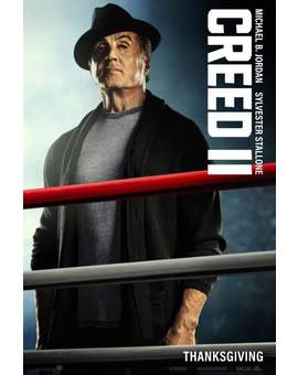 Póster (CREED II) con Stallone. 